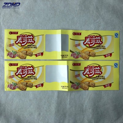 20y factory ZDMP custom high quality aluminum foil paper film roll for chocolate truffles egg bars beans tablets packaging