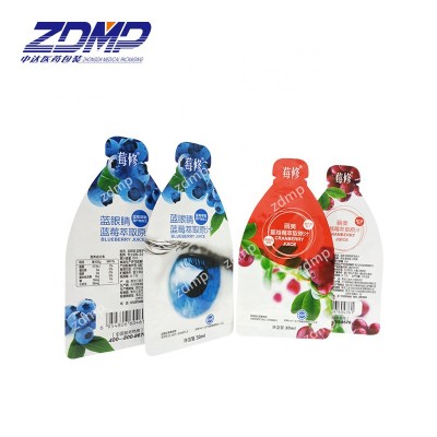 ZDMP NEW popular juice packaging, plastic aluminum nylon pe laminated liquid beverage delivery bag, retort pouch bag for juice